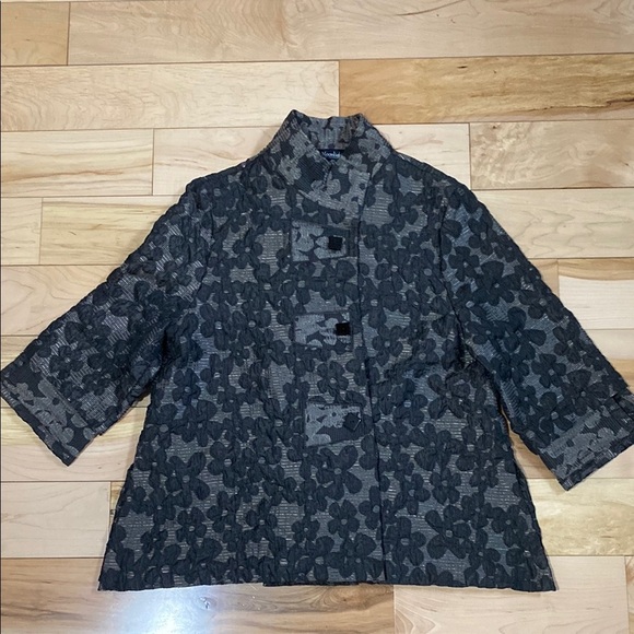Floral Patterned Kimono Style Jacket - Picture 1 of 14